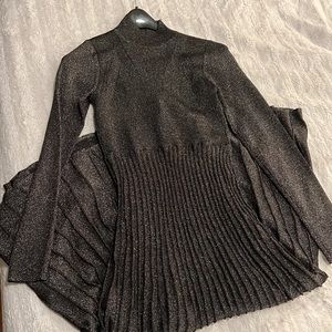 Antonio Melani Black Sparkly Dress Sz M